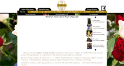 Desktop Screenshot of jchellumfuneralhomes.com